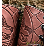 A Pair Leather Bracers Armor Wolves 